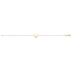 Maison de la Bijouterie Bracelet femme plaqué or coeur UYZW3WZV | Femme Bracelet