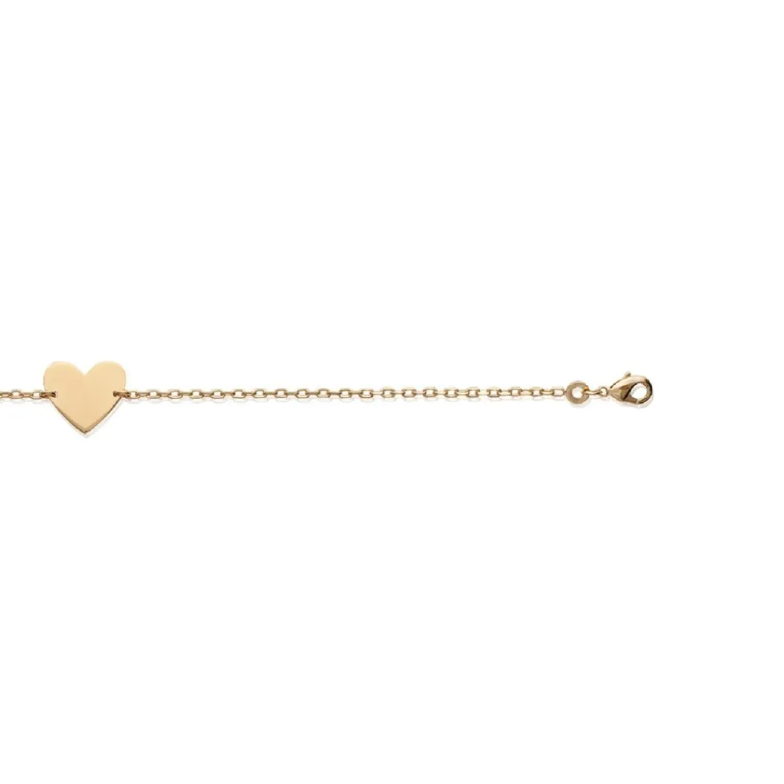 Maison de la Bijouterie Bracelet femme plaqué or cœur UYZ04YZV | Femme Bracelet