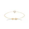 Maison de la Bijouterie Bracelet femme plaqué or cœur oxyde de zirconium UW3UV6ZV | Femme Bracelet