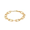 Maison de la Bijouterie Bracelet femme plaqué or maille fantaisie UYZV40ZV | Femme Bracelet