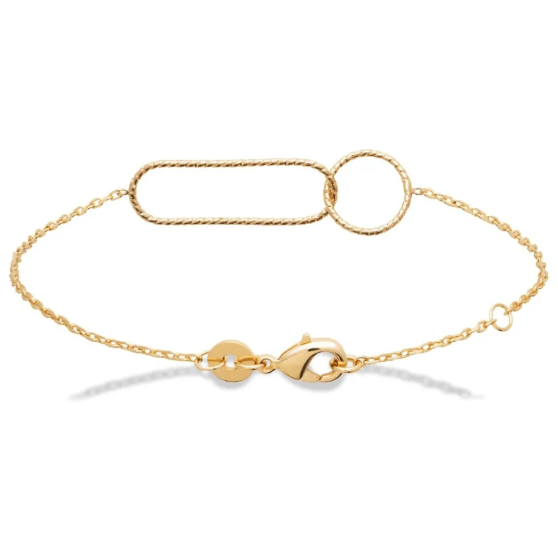Maison de la Bijouterie Bracelet femme plaqué or maillons fantaisie UYZVZ4ZU | Femme Bracelet