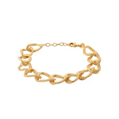 Maison de la Bijouterie Bracelet femme plaqué or maille fantaisie UYZV50ZV | Femme Bracelet