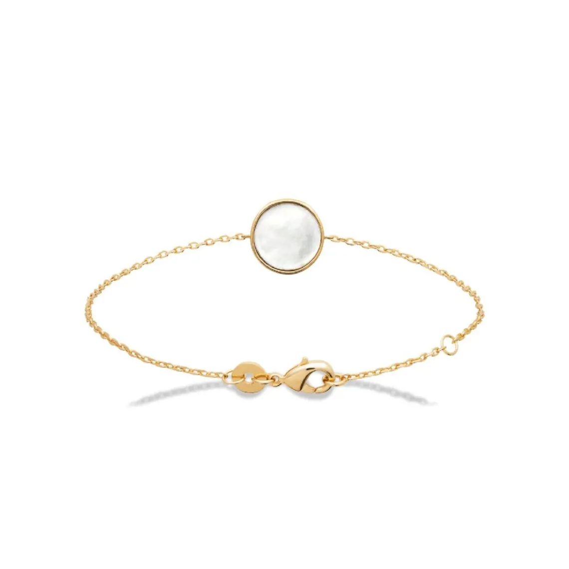 Maison de la Bijouterie Bracelet femme plaqué or nacre serti clos - UW3354ZV | Femme Bracelet