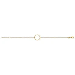 Maison de la Bijouterie Bracelet femme plaqué or pendentif rond UYZW36ZV | Femme Bracelet