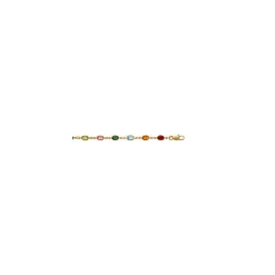 Maison de la Bijouterie Bracelet Femmeplaqué or pierres bleues cristal YVV0VZZV | Femme Bracelet