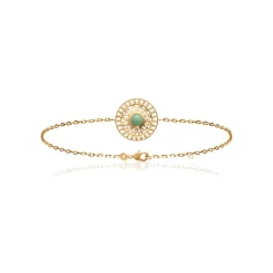 Maison de la Bijouterie Bracelet femme plaqué or serti clos - UW30WVZV | Femme Bracelet