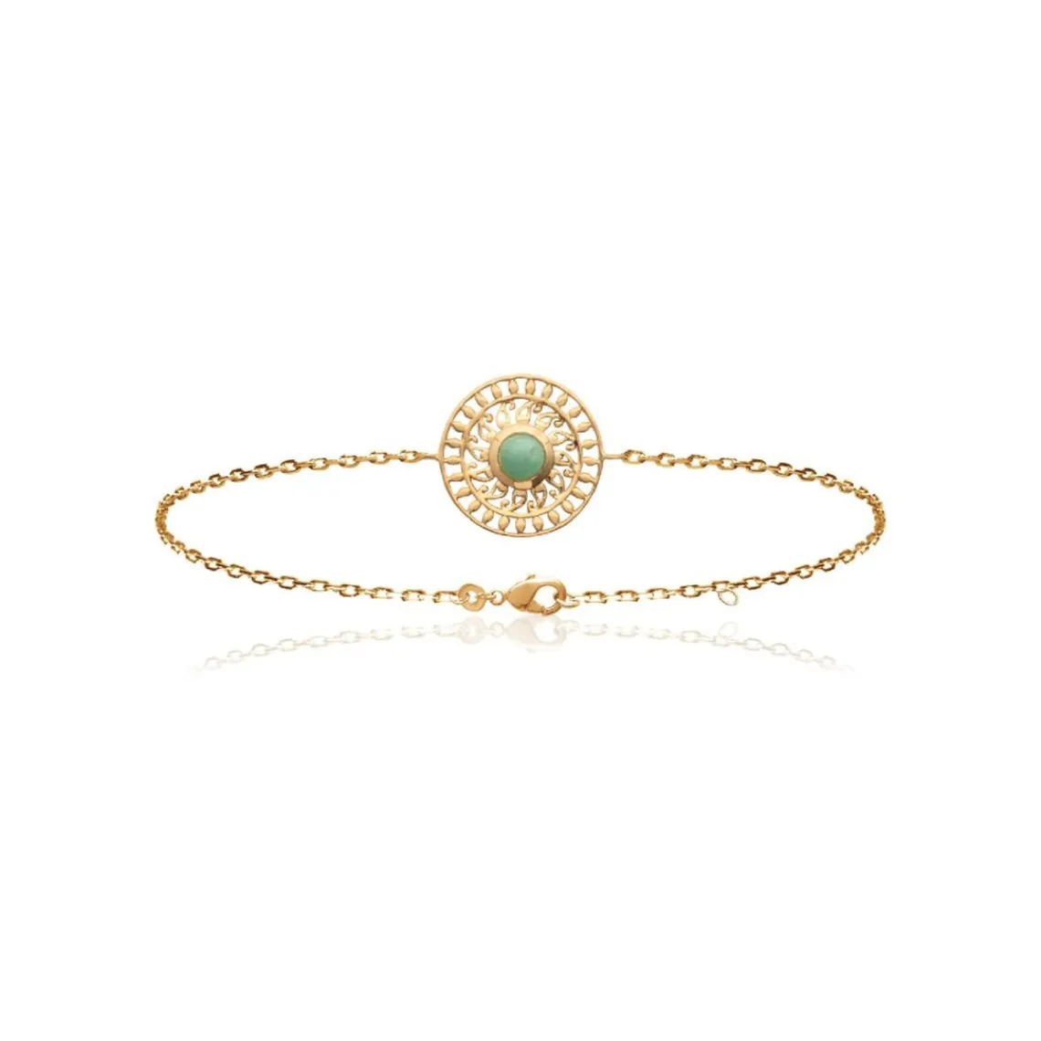 Maison de la Bijouterie Bracelet femme plaqué or serti clos - UW30WVZV | Femme Bracelet