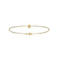 Maison de la Bijouterie Bracelet femme plaqué or étoile UYZ40WZV | Femme Bracelet