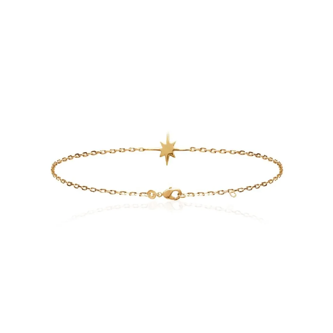 Maison de la Bijouterie Bracelet femme plaqué or étoile UYZ40WZV | Femme Bracelet