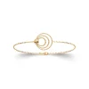 Maison de la Bijouterie Bracelet femme plaqué or triple rond UYZ6Y6ZV | Femme Bracelet