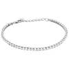 Maison de la Bijouterie Bracelet femme rivière argent rhodié blanc serti griffe - VW306VZV | Femme Bracelet