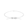 Maison de la Bijouterie Bracelet femme serti clos argent VW3445ZV | Femme Bracelet