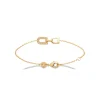 Maison de la Bijouterie Bracelet femme serti clos plaqué or UW4054ZV | Femme Bracelet