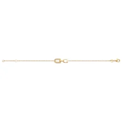 Maison de la Bijouterie Bracelet femme serti clos plaqué or UW4054ZV | Femme Bracelet