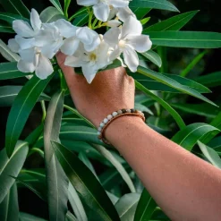 Sloya Bracelet Femme Amazonite et cuir | Femme Bracelet