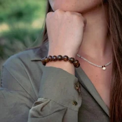 Sloya Bracelet Femme Kamelia Bronzite | Femme Bracelet