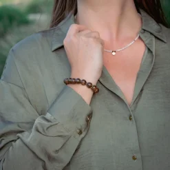 Sloya Bracelet Femme Kamelia Bronzite | Femme Bracelet