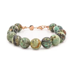 Sloya Bracelet Femme Kamelia Turquoise Africain | Femme Bracelet