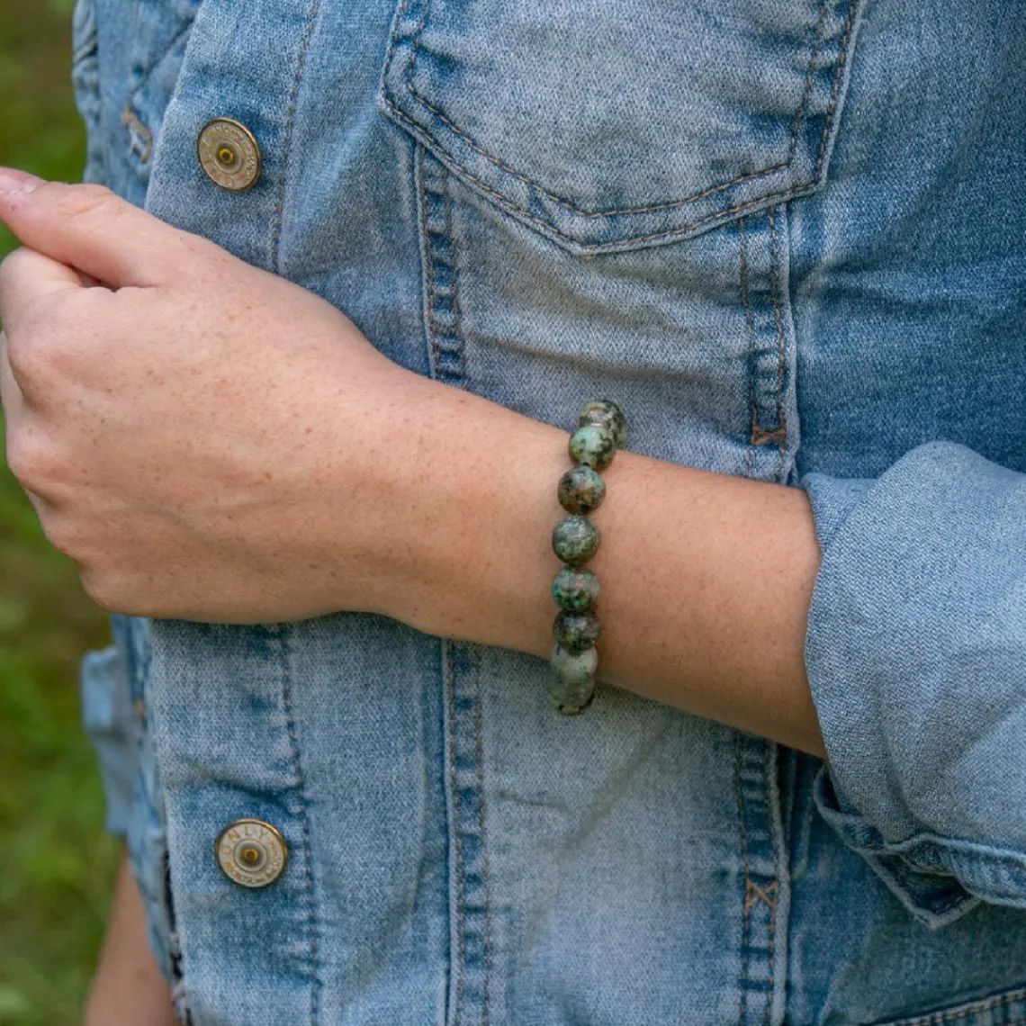 Sloya Bracelet Femme Kamelia Turquoise Africain | Femme Bracelet