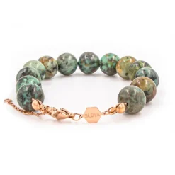 Sloya Bracelet Femme Kamelia Turquoise Africain | Femme Bracelet