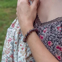 Sloya Bracelet Femme Kamelia Grenat | Femme Bracelet