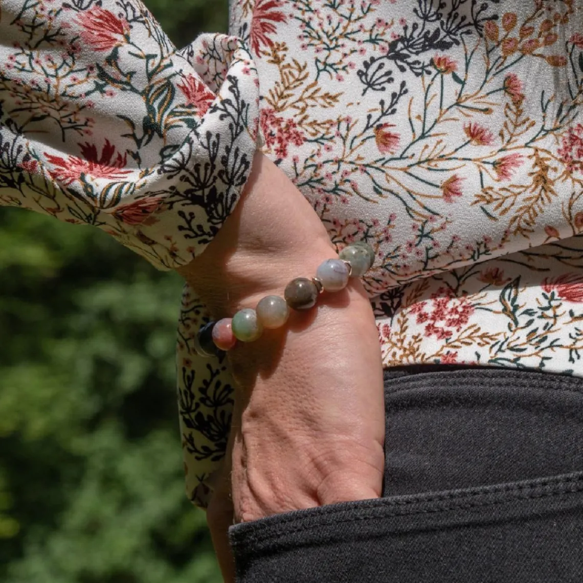 Sloya Bracelet Femme Kamelia Agate Indienne | Femme Bracelet