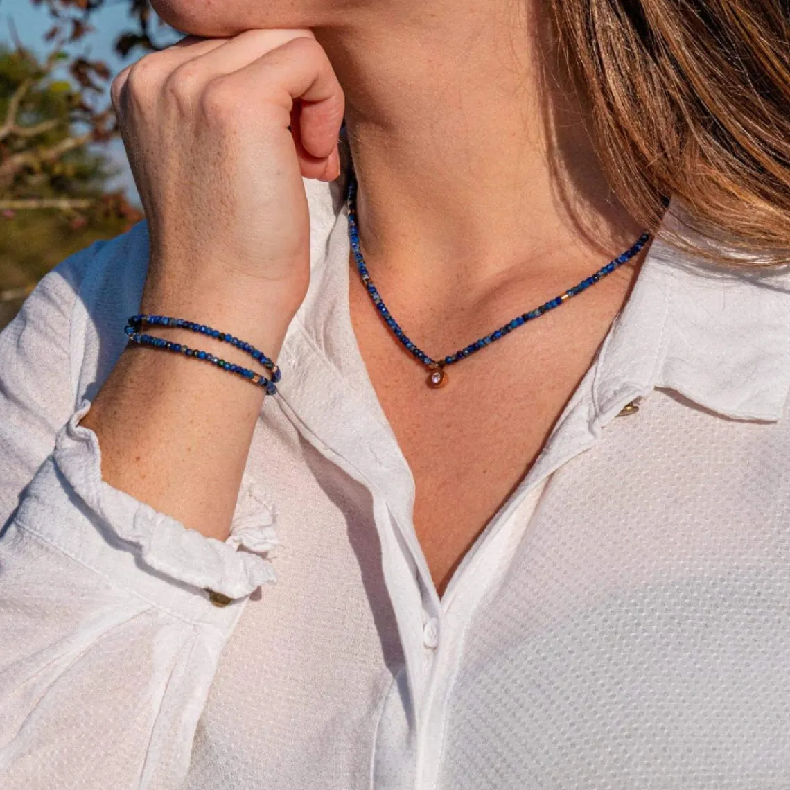 Sloya Bracelet Femme Lumia Lapis-lazuli | Femme Bracelet