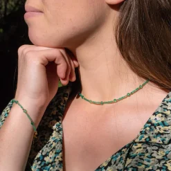 Sloya Bracelet Femme Paloma Agate Verte | Femme Bracelet