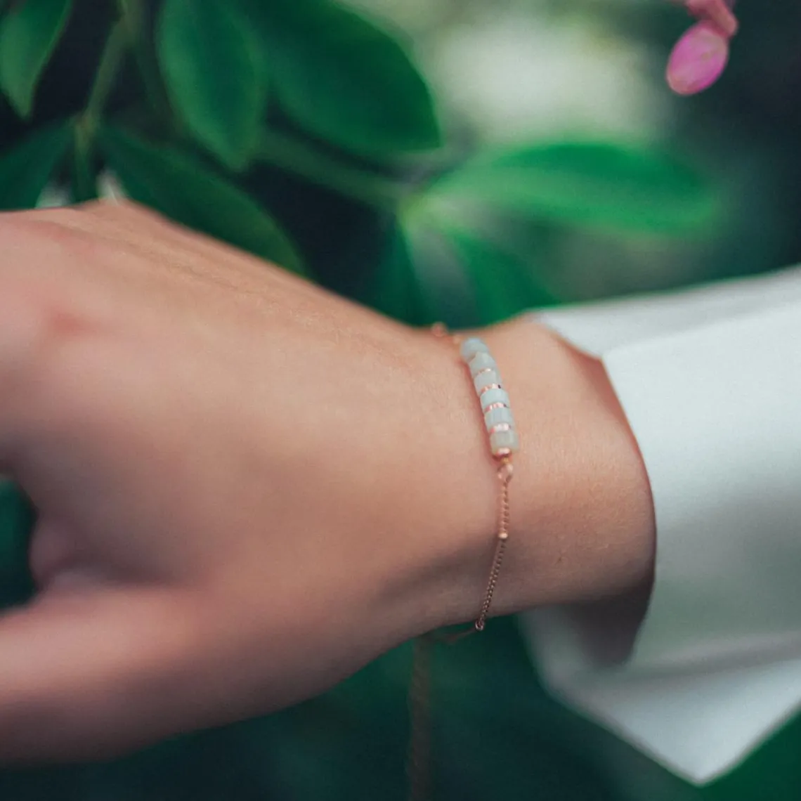 Sloya Bracelet Femme Piana en pierres Amazonite | Femme Bracelet
