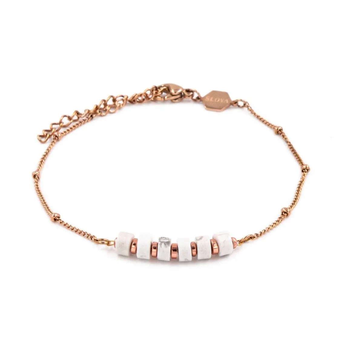 Sloya Bracelet Femme Piana Howlite | Femme Bracelet