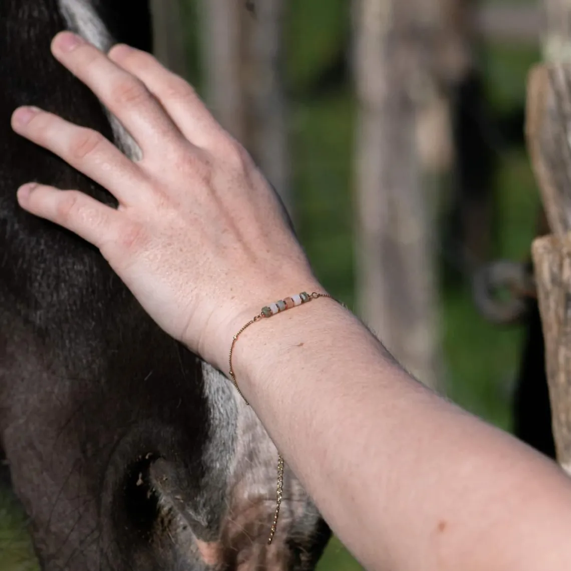 Sloya Bracelet Femme Piana pierres de Lune | Femme Bracelet