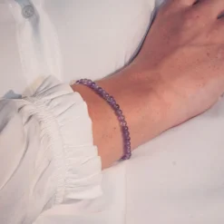 Sloya Bracelet Femme Serena en pierres Améthyste | Femme Bracelet