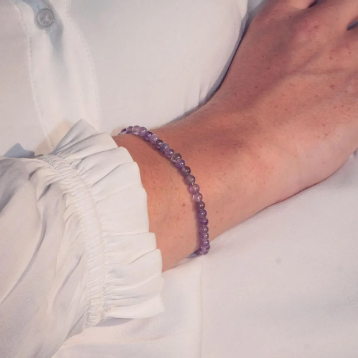 Sloya Bracelet Femme Serena en pierres Améthyste | Femme Bracelet