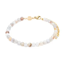 Sloya Bracelet Femme Serena en pierres Agate Botswana | Femme Bracelet
