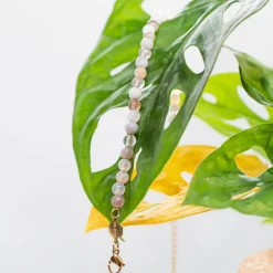 Sloya Bracelet Femme Serena en pierres Agate Botswana | Femme Bracelet