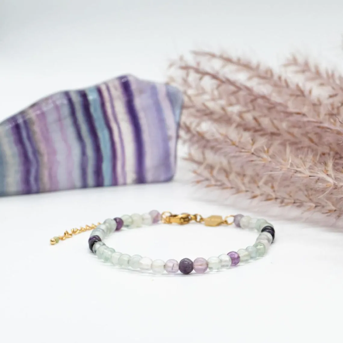 Sloya Bracelet Femme Serena en pierres Fluorite | Femme Bracelet