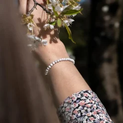Sloya Bracelet Femme Serena en pierres Howlite | Femme Bracelet
