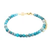 Sloya Bracelet Femme Serena en pierres Apatite | Femme Bracelet