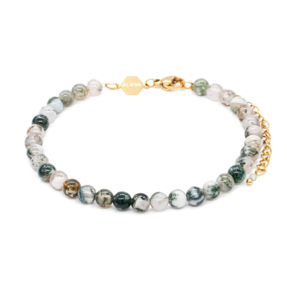 Sloya Bracelet Femme Serena en pierres Agate Arbre | Femme Bracelet