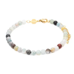Sloya Bracelet Femme Serena en pierres Amazonite | Femme Bracelet