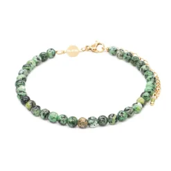 Sloya Bracelet Femme Serena en pierres Turquoise Africain | Femme Bracelet