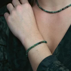 Sloya Bracelet Femme Serena en pierres Turquoise Africain | Femme Bracelet