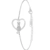So Charm Bijoux Bracelet Femme So Charm - B3361-ARGENT - Bracelet Chat Argenté | Femme Bracelet