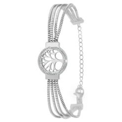 So Charm Bijoux Bracelet Femme So Charm - B2874-ARGENT - Bracelet Arbre De Vie | Femme Bracelet