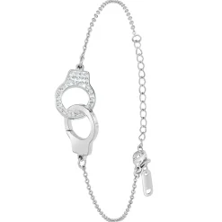 So Charm Bijoux Bracelet Femme So Charm - B2982-ARGENT - Bracelet Menotte Argenté | Femme Bracelet
