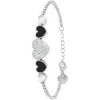 So Charm Bijoux Bracelet Femme So Charm - B2935-ARGENT-BRACELET - Bracelet Coeur Argenté | Femme Bracelet