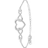 So Charm Bijoux Bracelet Femme So Charm - B4191-ARGENT - Bracelet Coeur Argenté | Femme Bracelet
