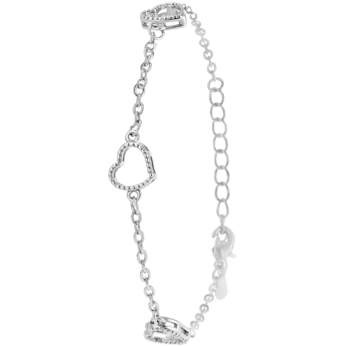 So Charm Bijoux Bracelet Femme So Charm - B2975-ARGENT - Bracelet Coeur Argenté | Femme Bracelet