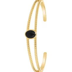 So Charm Bijoux Bracelet Femme So Charm - B4237-BLACKONYX - Bracelet Mode Doré | Femme Bracelet