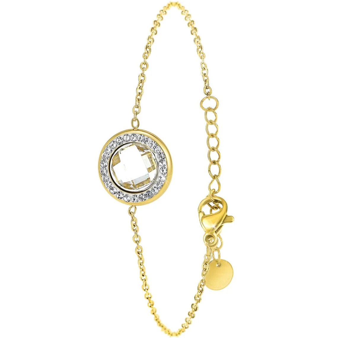 So Charm Bijoux Bracelet Femme So Charm - B2125-BLANC - Bracelet Mode Doré | Femme Bracelet